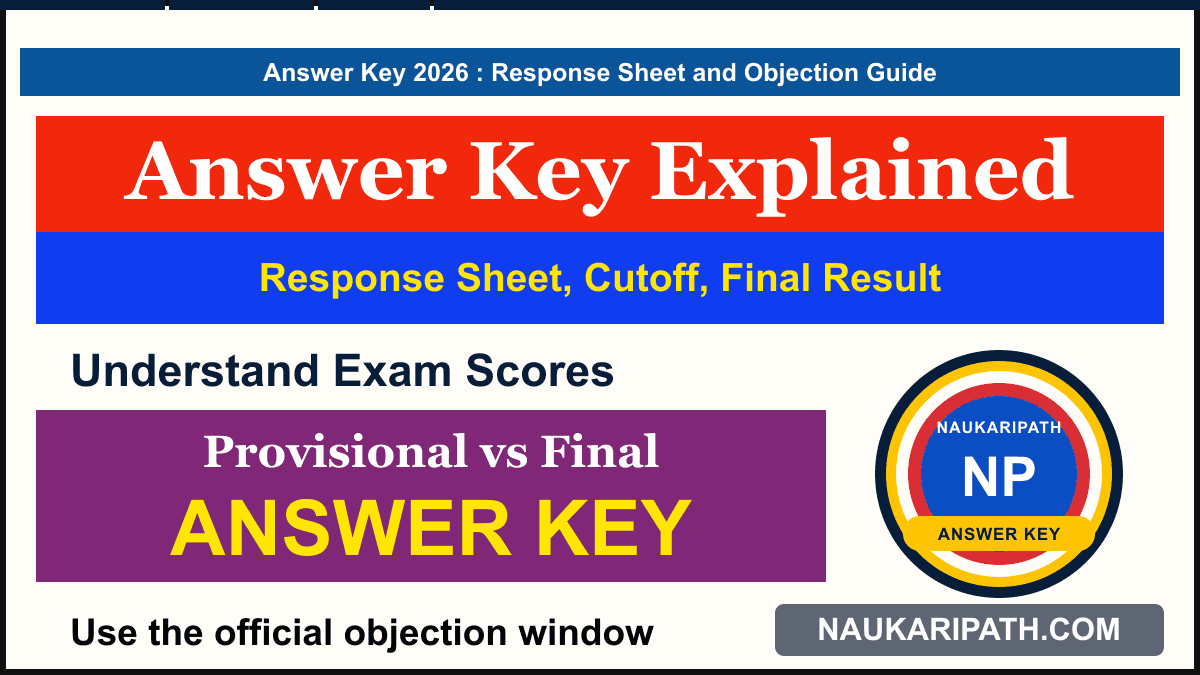 Answer Key, Cutoff और Final Result — NaukriPath thumbnail