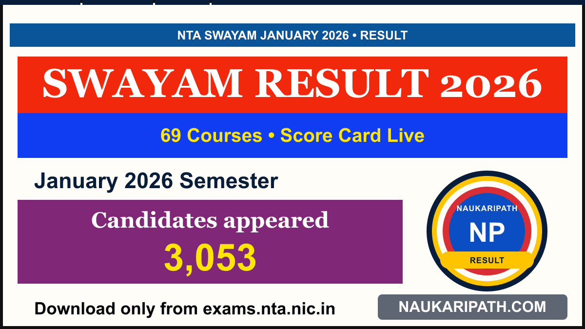 SWAYAM January 2026 Hybrid Result — NaukariPath thumbnail