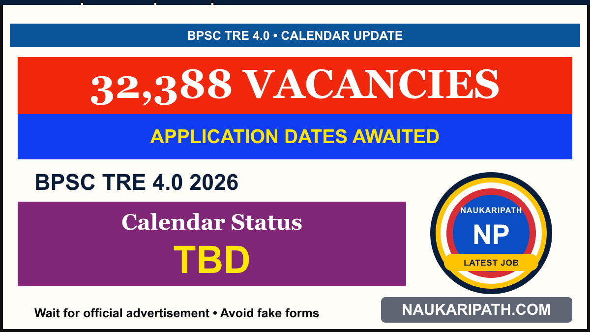 BPSC TRE 4.0 2026 Update — NaukariPath thumbnail