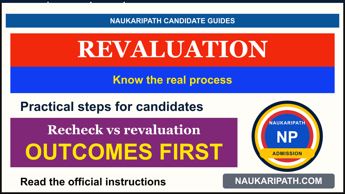 Revaluation and Rechecking Guide — NaukariPath thumbnail